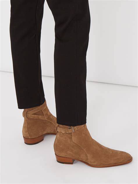 ysl ankle noots men|Saint Laurent Boots for Men .